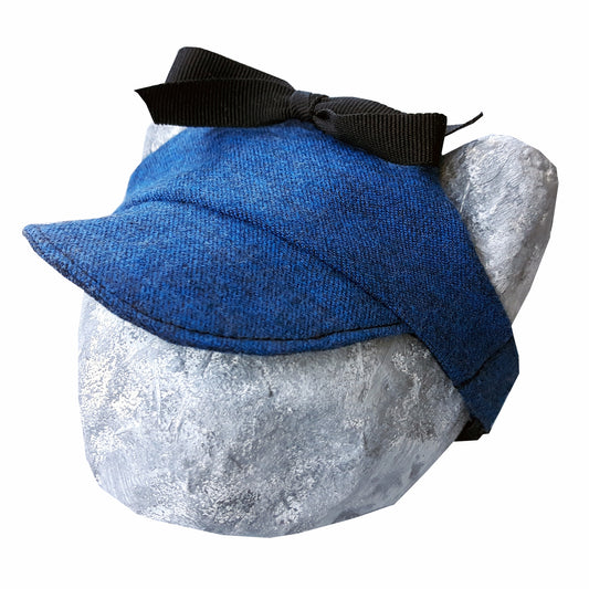 Navy blue hat for cat