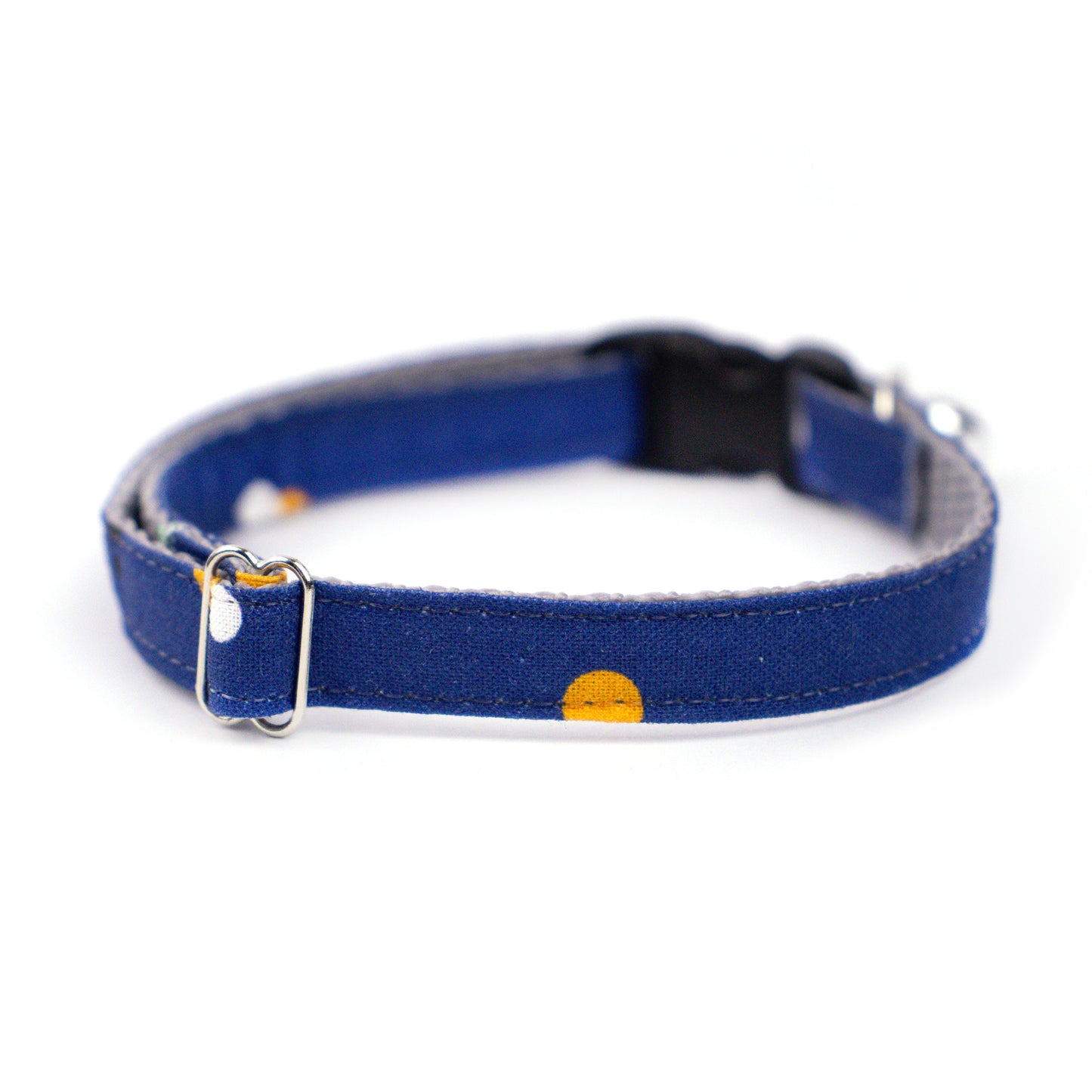 Pet Collar - "Dark blue" - Cat Collar Breakaway /Non Breakaway / Cat, Kitten, Small Dog, Little Pets Sizes