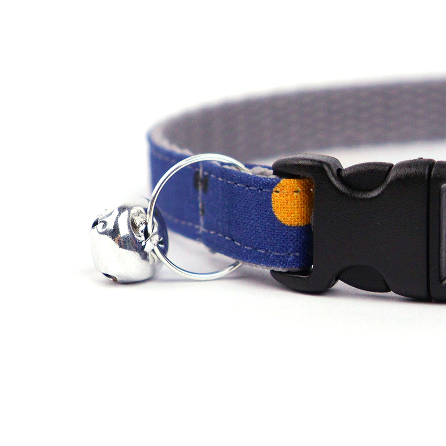 Pet Collar - "Dark blue" - Cat Collar Breakaway /Non Breakaway / Cat, Kitten, Small Dog, Little Pets Sizes