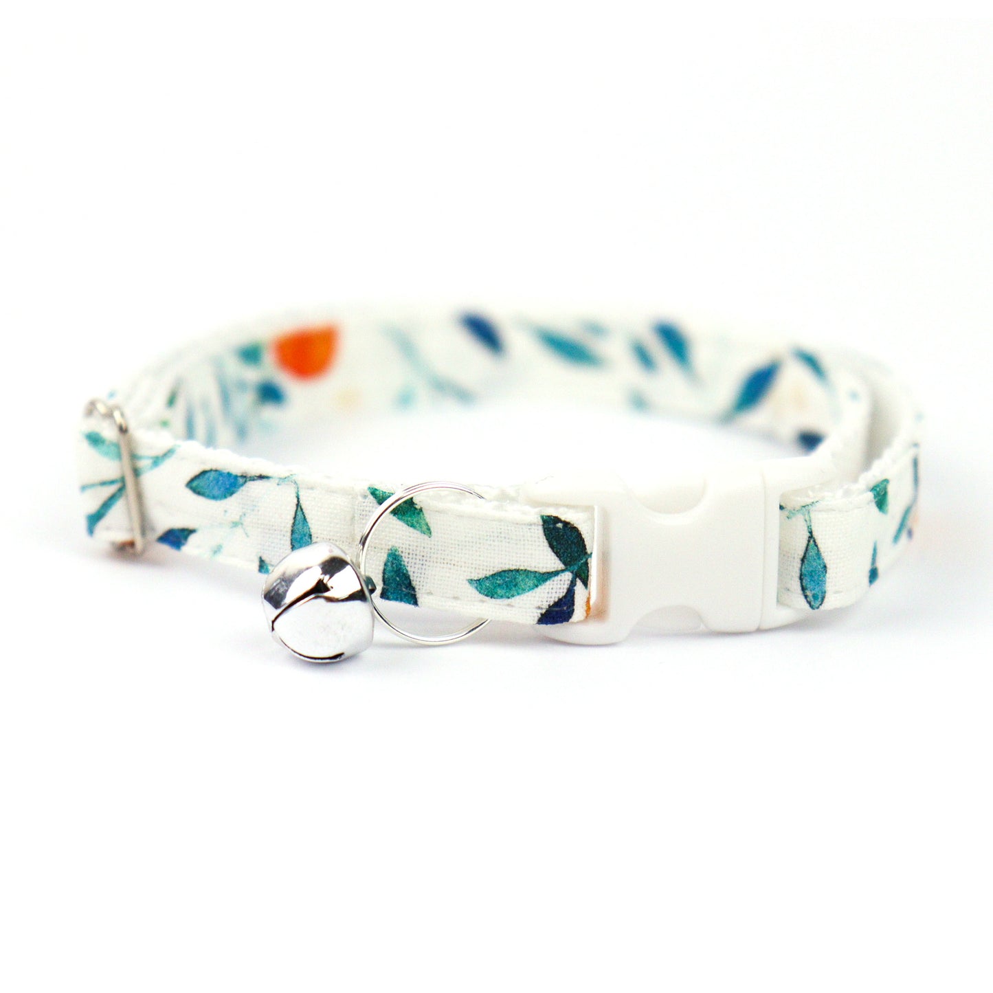 Pet Collar - "Orange tree" - Cat Collar Breakaway /Non Breakaway / Cat, Kitten, Small Dog, Little Pets Sizes