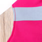 Difficult to escape high visibility water-repellent safety cat harness with reflective stripes. Pink fuchsia