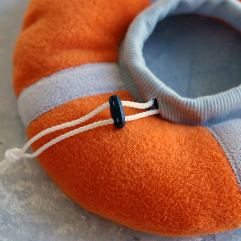 Close-up Soft Elizabethan collar for post-surgery recovery
