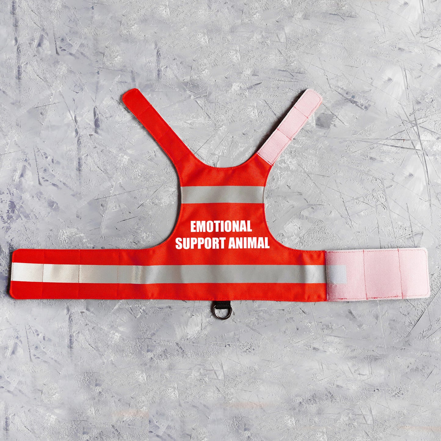 EMOTIONAL SUPPORT ANIMAL. Water-repellent Safety Cat Harness with reflective stripes