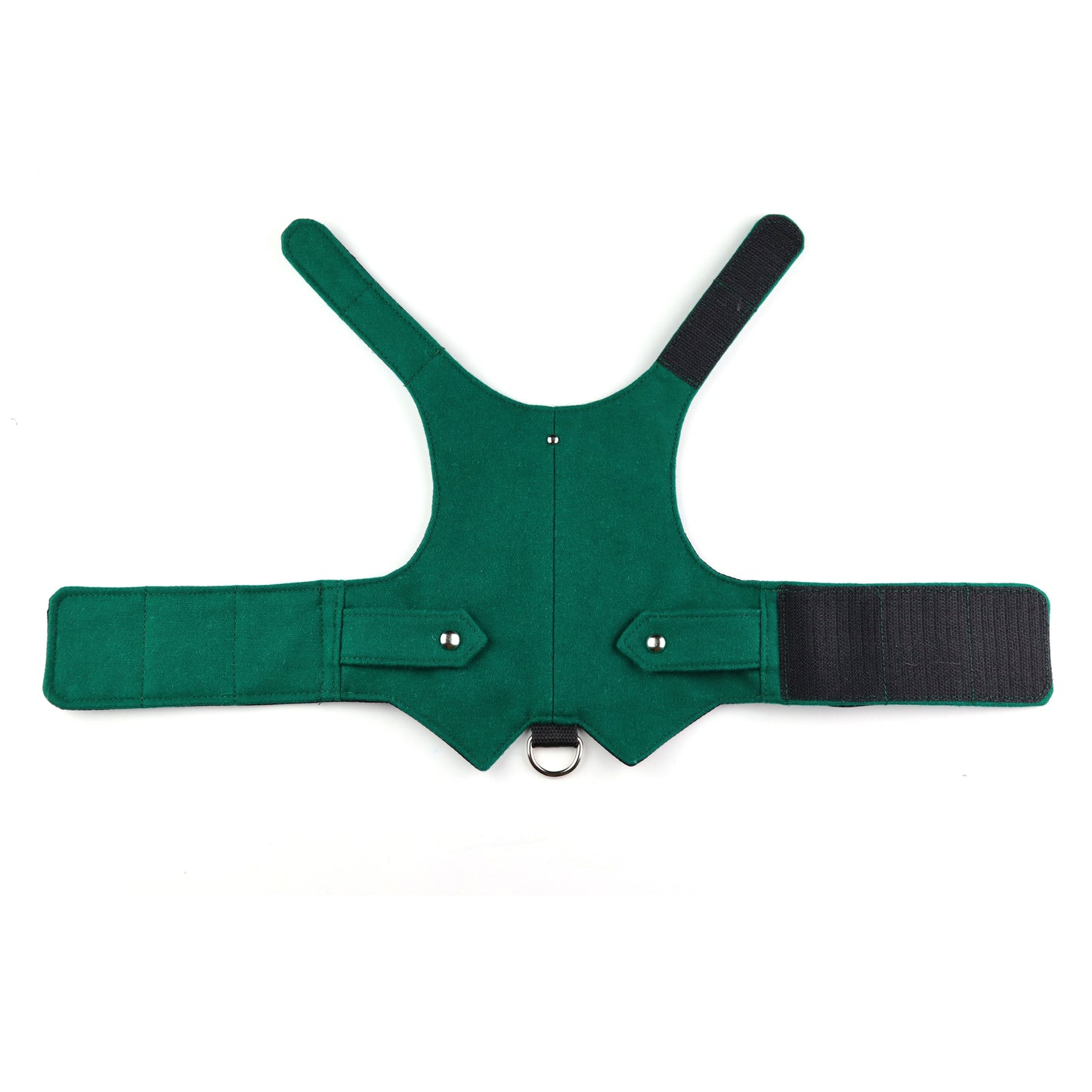 Difficult to escape green cat harness. Christmas vest