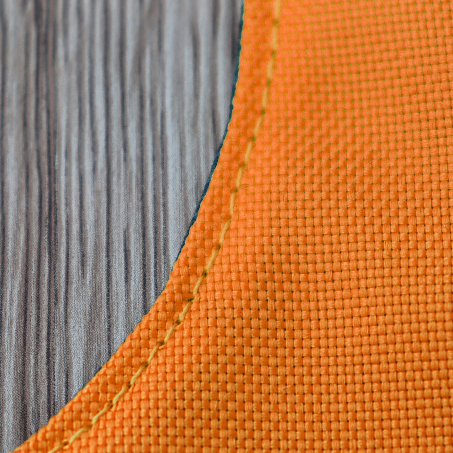 Water-repellent fabric on a safety cat harness.