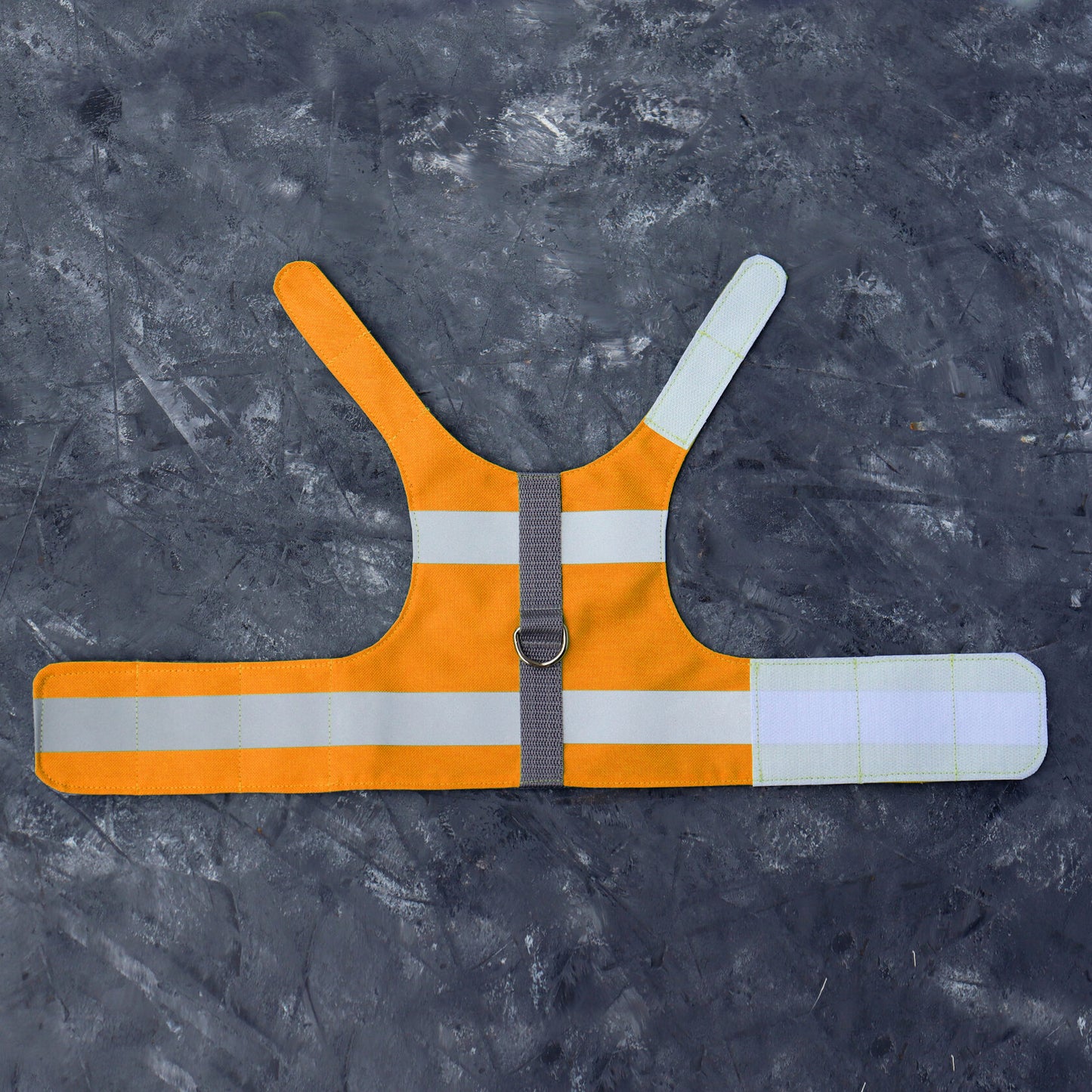 Orange reflective safety cat harness walking vest