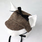 Matching tweed hat for cat