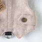 beige tweeed escape proof cat harness