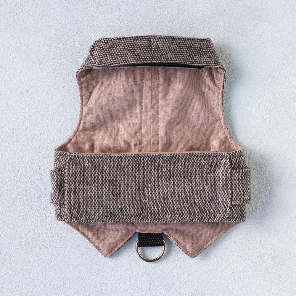 escape proof tweed cat harness