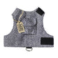 Tweed Cat Harness for Adult cats. One Size. Simple and Secure. Airtag Pocket optional (Copy)