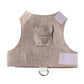 Tweed Cat Harness for Adult cats. One Size. Simple and Secure. Airtag Pocket optional (Copy)