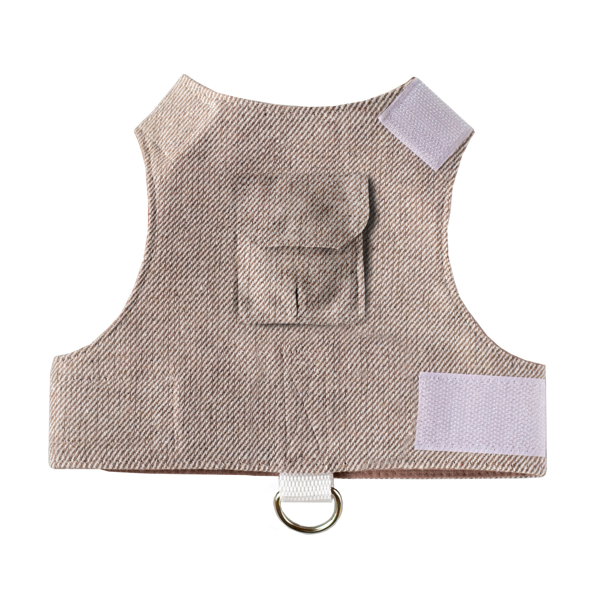 Tweed Cat Harness for Adult cats. One Size. Simple and Secure. Airtag Pocket optional (Copy)