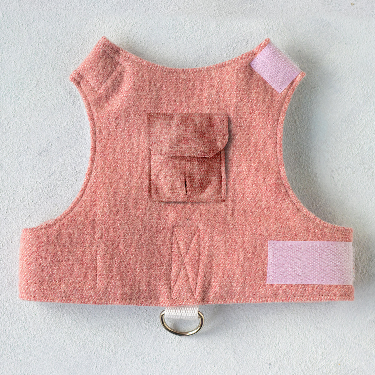 Tweed Cat Harness for Adult cats. One Size. Simple and Secure. Airtag Pocket optional (Copy)