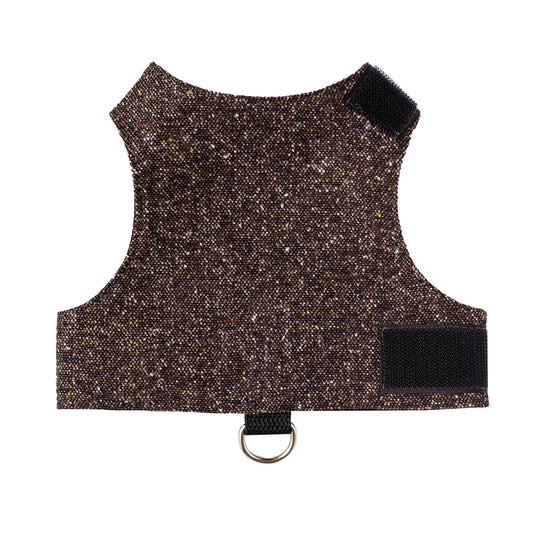 Tweed Cat Harness for Adult cats. One Size. Simple and Secure. Airtag Pocket optional