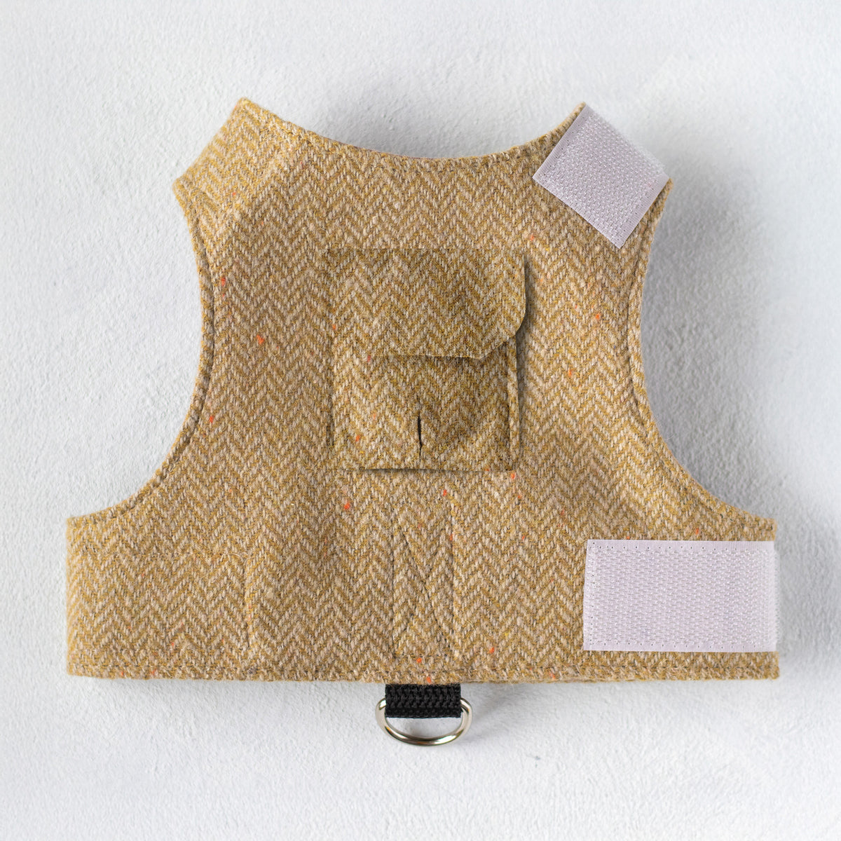 Tweed Cat Harness for Adult cats. One Size. Simple and Secure. Airtag Pocket optional (Copy)