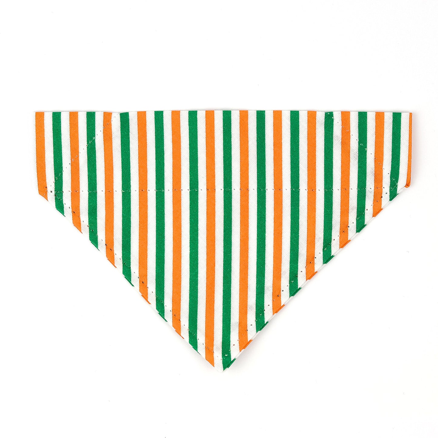 Pet Bandana - "Green Orange" - Bandana for Cat, Small Dog, Little Pet / St Patrick's Day / Shamrock / Slide-on Bandana / Over-the-Collar