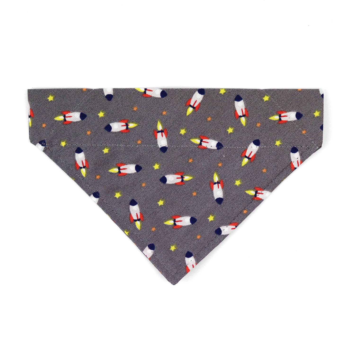 Pet Bandana - "Rocket" - Bandana for Cat, Small Dog, Little Pet / Summer, Spring, Winter, Fall, Wedding / Slide-on Bandana