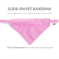 Pet Bandana - "Pink" - Bandana for Cat, Small Dog, Little Pet / Wedding, Winter, Fall, Summer / Slide-on Bandana / Over-the-Collar