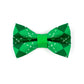 Pet Bow Tie - "Green Plaid" - Cotton Bow Tie for Pet Collar / St Patricks Day/ Shamrock/ Cat, Kitten, Small Dog, Little Pets