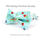 Pet Bow Tie - "Strawberries" - Cotton Bow Tie for Pet Collar / Cat Gift, Wedding/ Cat, Kitten, Small Dog, Little Pets