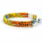 Pet Collar - "Wild" - Cat Collar Breakaway /Non Breakaway / Cat, Kitten, Small Dog, Little Pets Sizes /Spring /Summer
