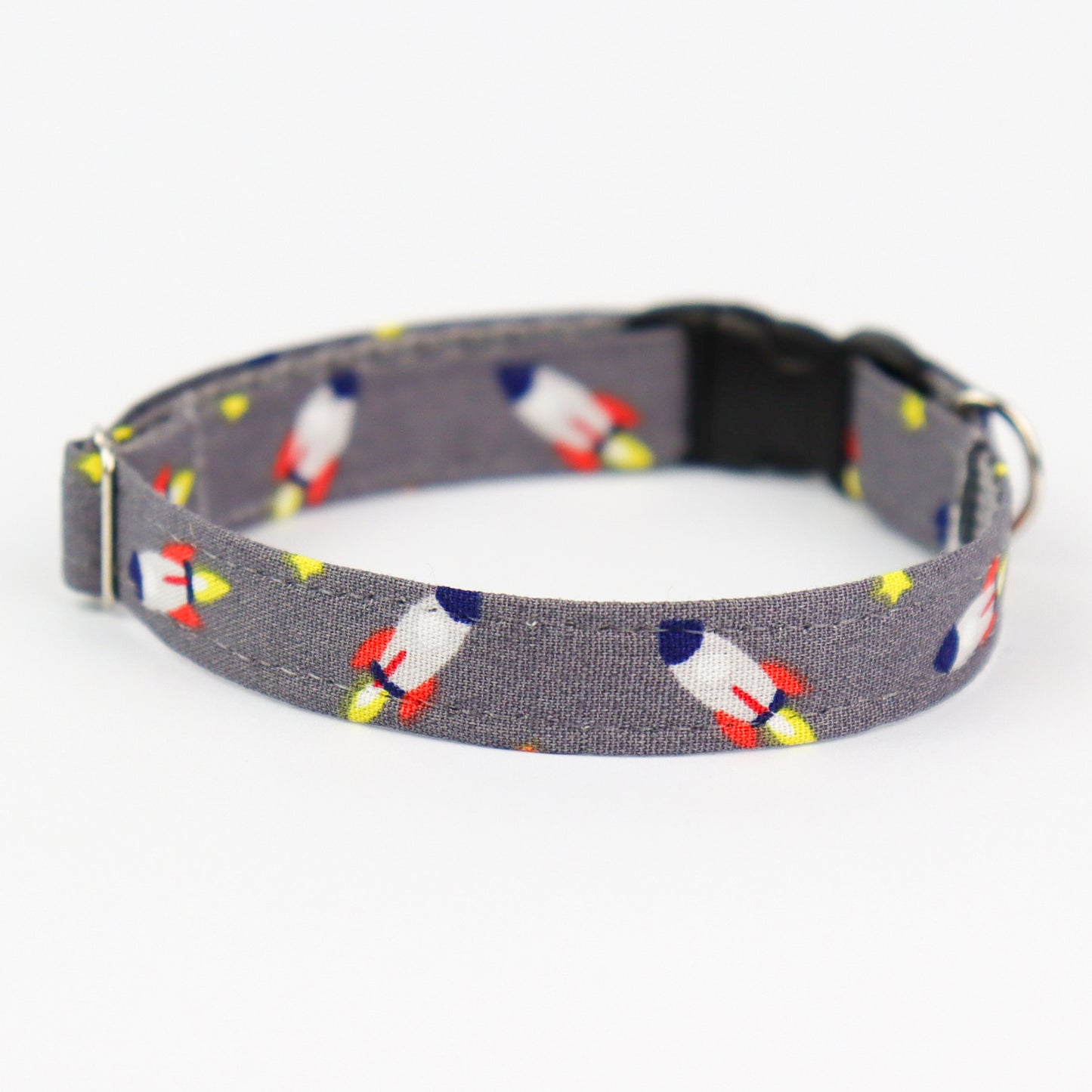 Pet Collar - "Rocket" - Cat Collar Breakaway /Non Breakaway / Cat, Kitten, Small Dog, Little Pets Sizes