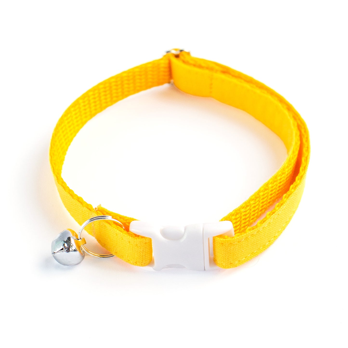 Pet Collar - "Sunny Yellow" - Cat Collar Breakaway /Non Breakaway / Cat, Kitten, Small Dog, Little Pets Sizes