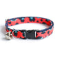 Pet Collar - "Pink Leopard" - Cat Collar Breakaway /Non Breakaway / Cat, Kitten, Small Dog, Little Pets Sizes