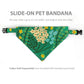 Pet Bandana - "Spring Forest" - Bandana for Cat, Small Dog, Little Pet / Summer, Spring, Winter, Fall, Wedding / Slide-on Bandana