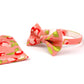 Pet Collar - "Pink Berries" - Cat Collar Breakaway /Non Breakaway / Cat, Kitten, Small Dog, Little Pets Sizes