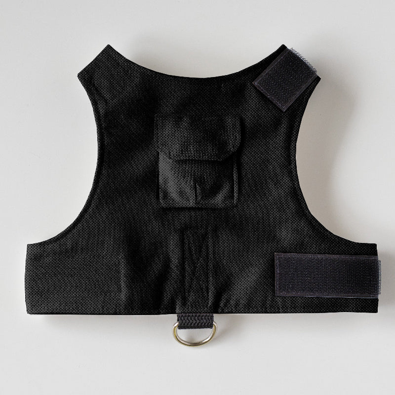 Escape proof cat harness with adjustable velcro straps and leash D-ring, safety harness for cats