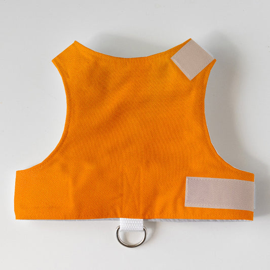 Escape proof cat harness with adjustable velcro straps and leash D-ring, safety harness for cats