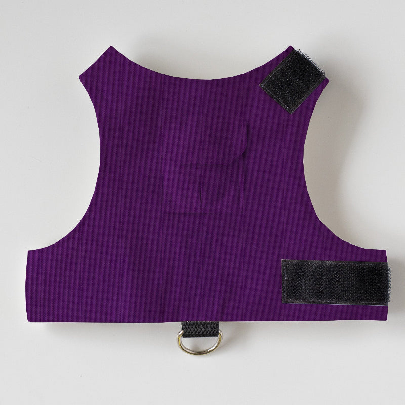 Escape proof cat harness with adjustable velcro straps and leash D-ring, safety harness for cats