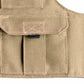 Water repellent Beige Fishing vest. Custom-made Cat Harness with Pockets for GPS-tracker