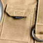 Water repellent Beige Fishing vest. Custom-made Cat Harness with Pockets for GPS-tracker