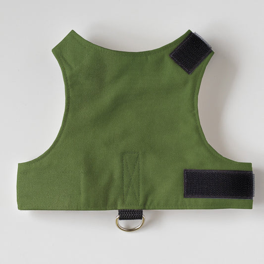 cat harness with adjustable velcro straps and leash D-ring, safety harness for cats