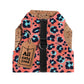 Difficult to escape and safety cat harness. Breathable cotton vest "Pink leopard"
