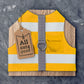 Escape proof high visibility water-repellent safety cat harness with reflective stripes. Airtag pocket optional
