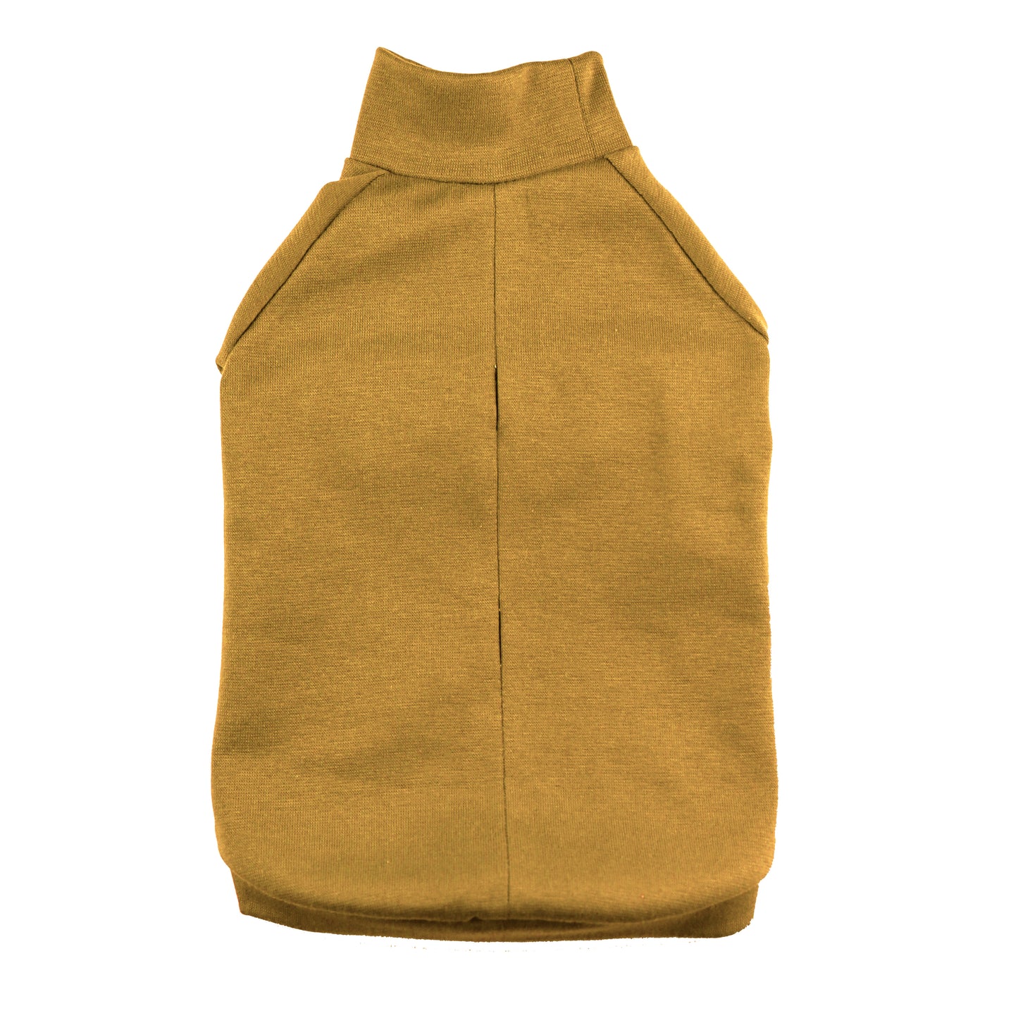 Mustard yellow cotton sweater for Cat. Turtleneck for Sphynx and all cats breeds