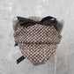 Black and White tweed hat for cat