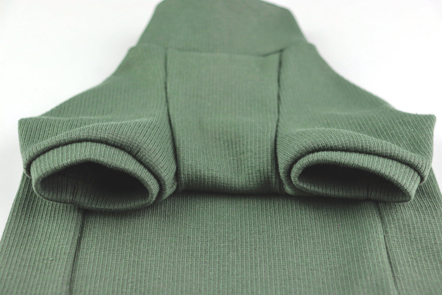Hunter green cotton sweater for Cat. Shirt for Sphynx and all cats breeds